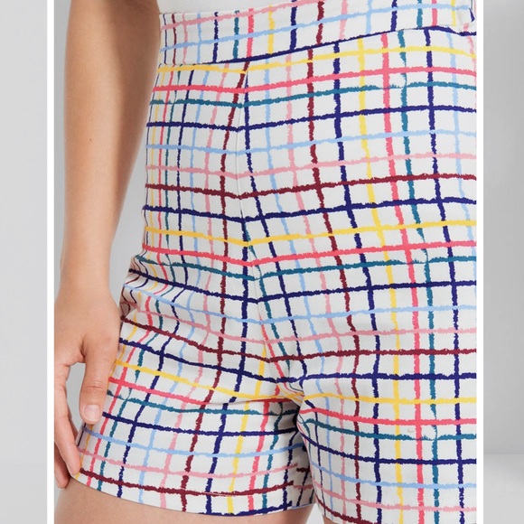 Modcloth Multicolor Plaid High Waist Set - Picture 5 of 5